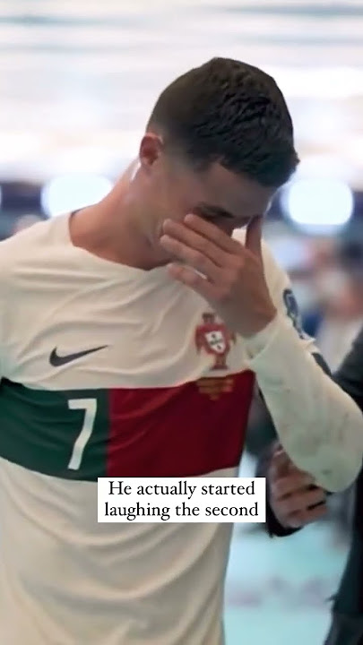 Ronaldo ketahuan tertawa setelah Portugal kalah di Piala Dunia! #celana pendek #piala dunia #ronaldo