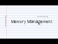 Memory Management Notes