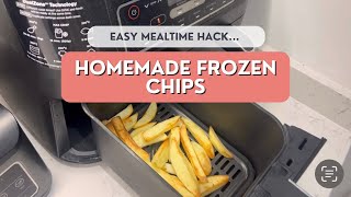 Homemade chips... straight from frozen! EASY MEALTIME HACK -  How to freeze potatoes