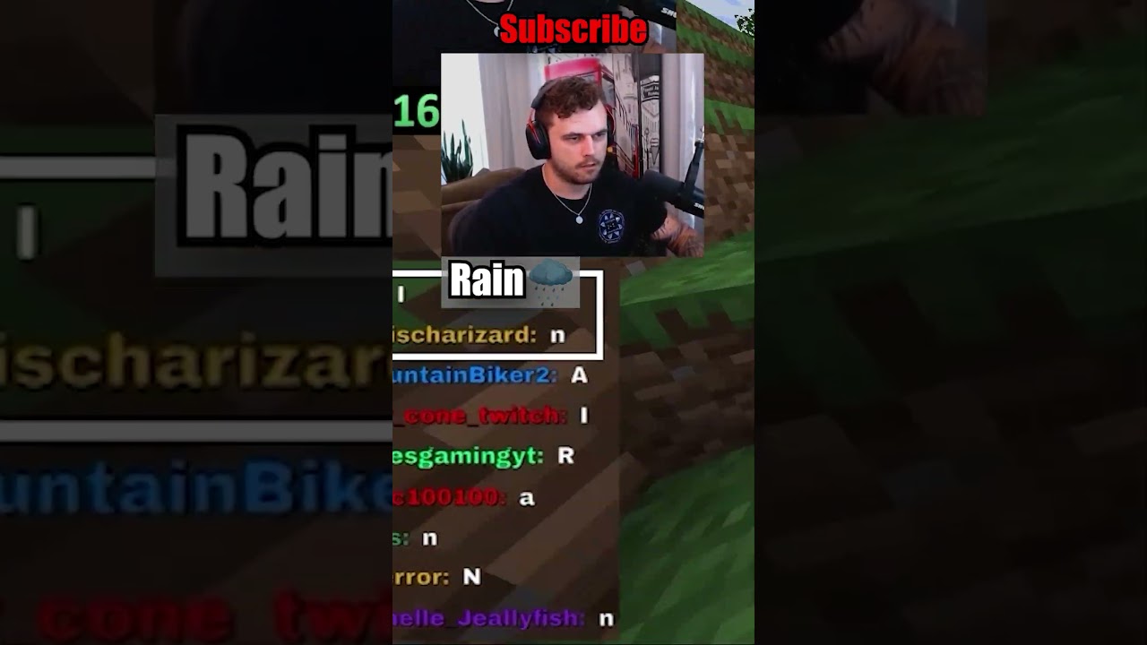 Minecraft, but if my Chat spells a natural disaster it starts...