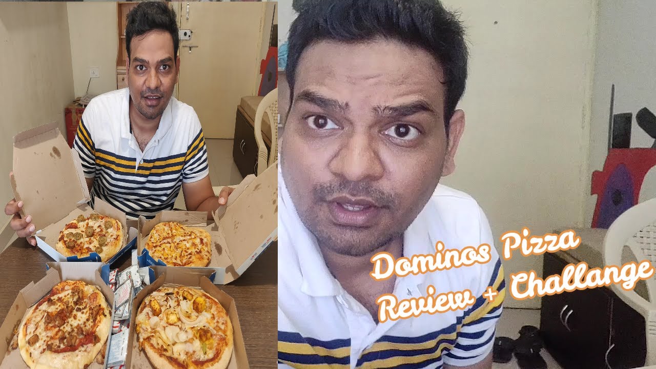 Dominos Cheapest Pizza Food Review + Food Challenge of Dominos Pizza