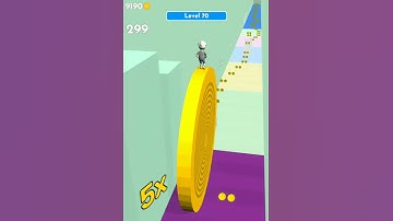 Layers Roll Gameplay Walkthrough iOS, Android Level 70 #Shorts