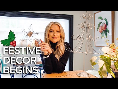 The START of the CHRISTMAS decorating + New Winter Outfits | Inthefrow
