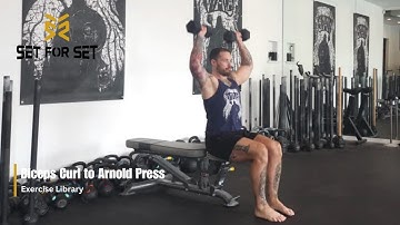 Biceps Curl to Arnold Press | SFS Exercise Library