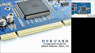 PC DVR Card  8 Video and 4 Audio CH