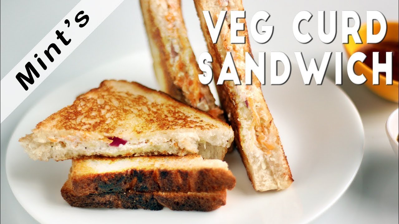 Veg Curd Sandwich – Healthy Breakfast