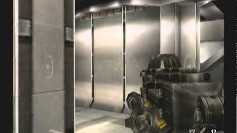 TIMESPLITTERS FUTURE PERFECT 007 MAP MAKER ZOMBIE HARPOON GUN GAMEPLAY