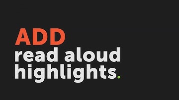 Add read aloud highlights to InDesign EPUBs