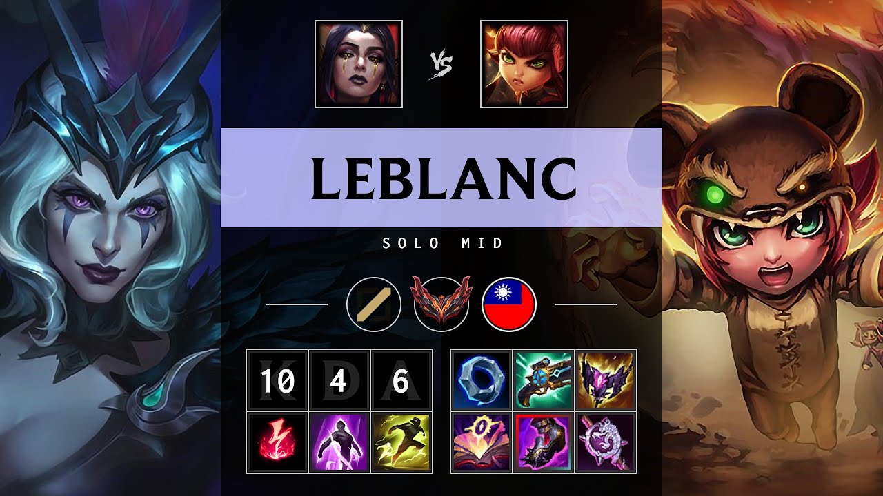 LeBlanc Mid vs Annie - TW Grandmaster Patch 25.17