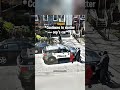Crazy Suspect Shatters Cop's Car