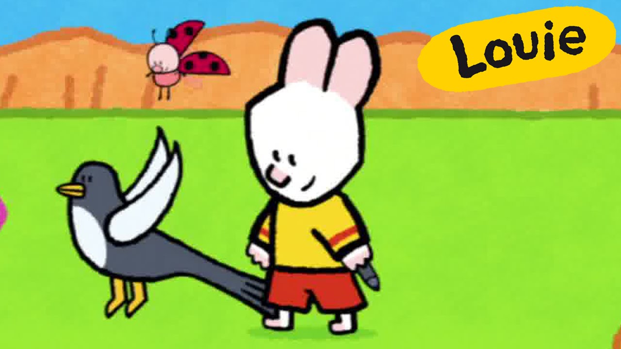 Urraca - Louie dibujame una urraca | Dibujos animados para niños