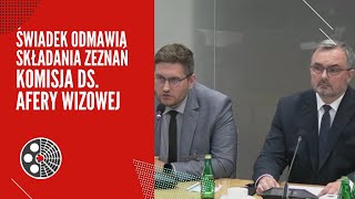 T. Hinc odmawia składania zeznań: Komisja ds. afery wizowej