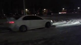 Lancer X. Дрифт на полном приводе. Курск.(Дрифт на полном приводе., 2016-02-15T18:09:25.000Z)