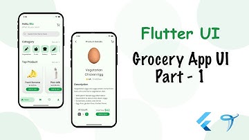 Grocery App UI Part-1 | Flutter UI | Speed Code | Technofolk