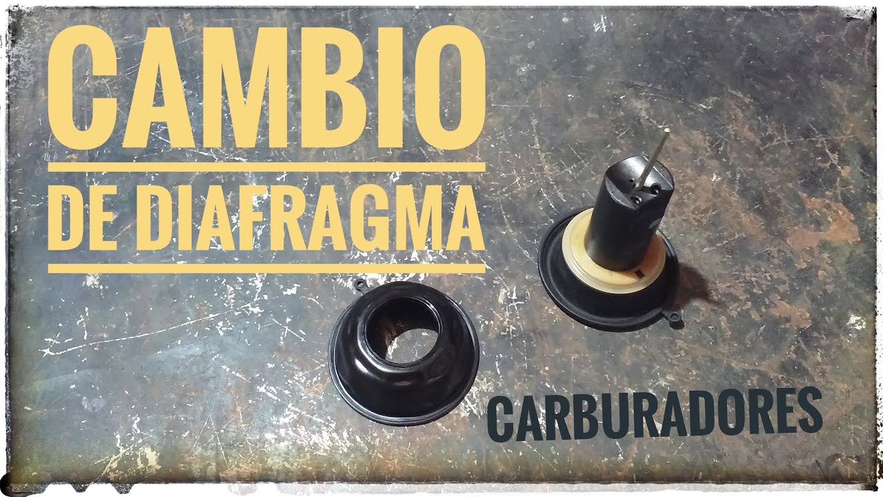 Comprobar estado del Diafragma de la moto (Suzuki GN125)