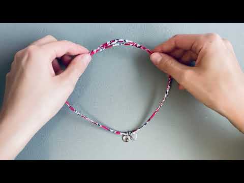 Tuto noeuds coulissants Liberty Cordon - Petits Trésors