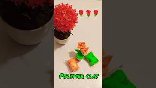 Making Flowers With Clay🌹 | Satisfying & Relaxing ASMR ✨ #asmr #diy #relaxing #satisfying #shorts