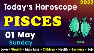 Aj Ka Din Kaisa Rahe Ga | Pisces Daily Horoscope | Horoscope Today | Aj Ka Din | 01 May 2022