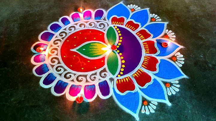 Karthigai deepam 2024 villaku kolam/3*1 dots beautiful Diya muggulu/Super rangoli/Amazingrangoli