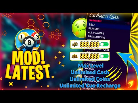 8 Ball Pool Mod Apk Latest Version (Unlimited money cash and cues