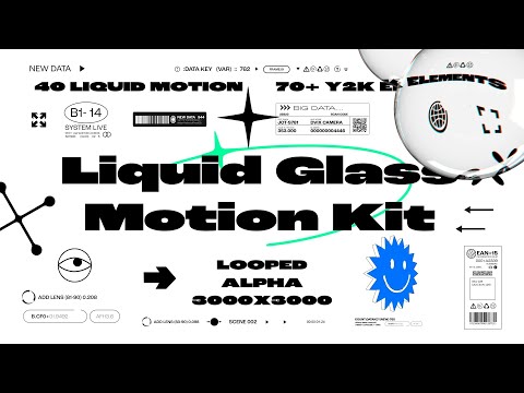 Liquid Glass Motion Kit After Effects Template