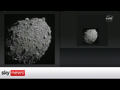 Nasa smashes spacecraft into asteroid