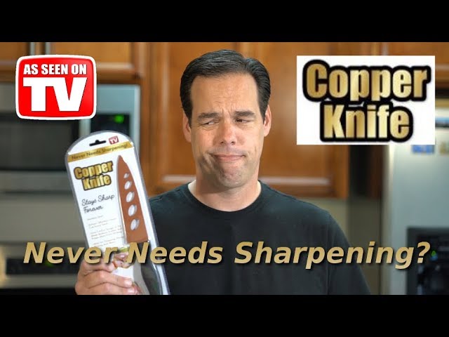 As Seen on TV Home Innovations Non Stick Copper Knife Stay Sharp Forever 