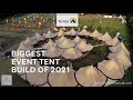The biggest tentipi event tent build of 2021