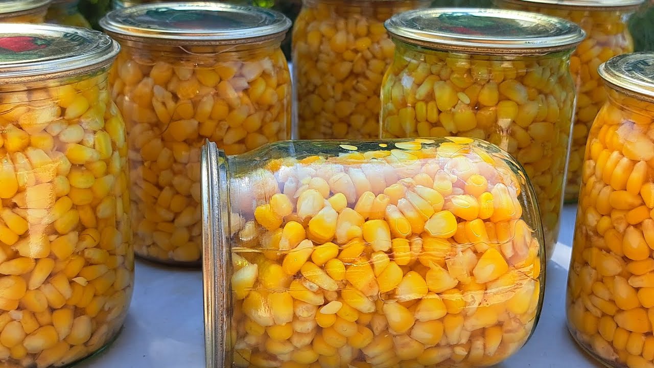 🌽Եգիպտացորենի Համեղ Պահածո  /Консервация Кукурузы дома .......
