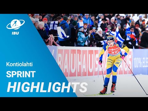 World Cup 21/22 Kontiolahti: Women Sprint Highlights