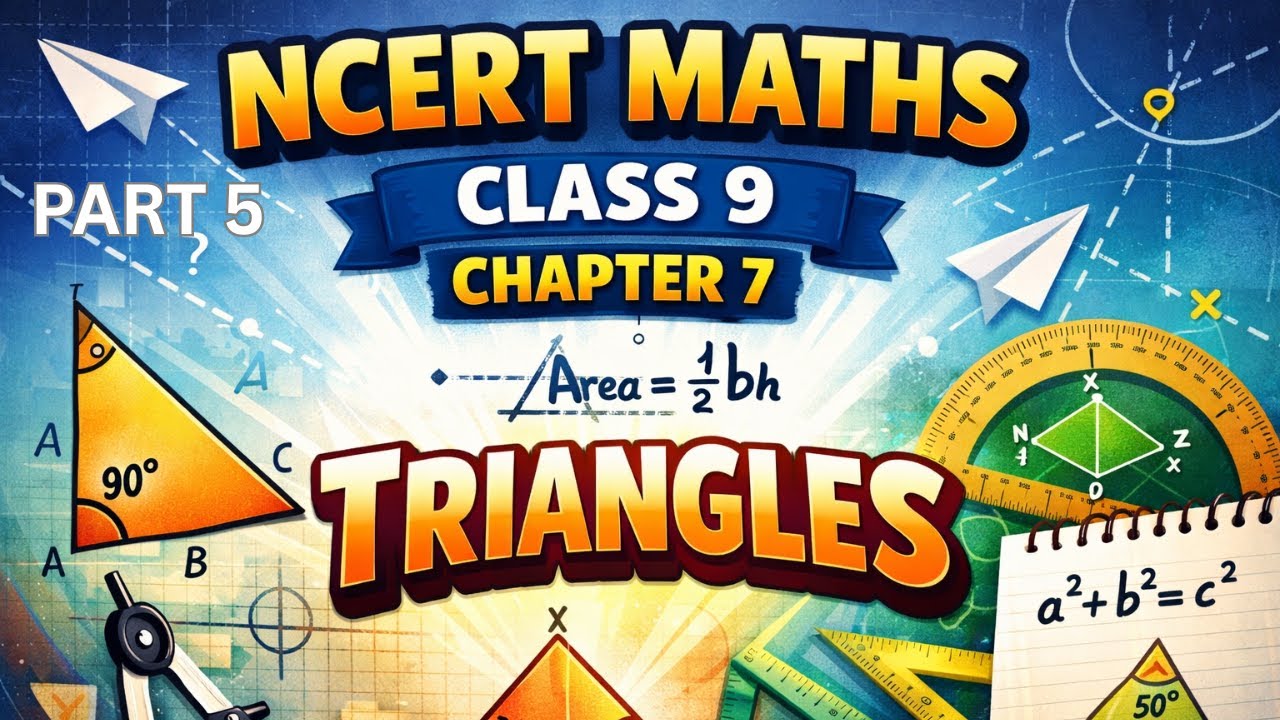 Tucchi Maths | Class 9 Chapter 7 Triangles Exercise 7.2 Complete | NCERT Solutions English