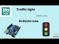 Traffic light system using Mixly IDE.