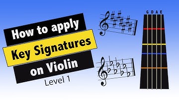 Key Signatures for Violin Level 1