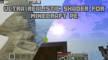Best Ultra Realistic Shaders For Minecraft Pocket Edition. #ultrarealistic #shader