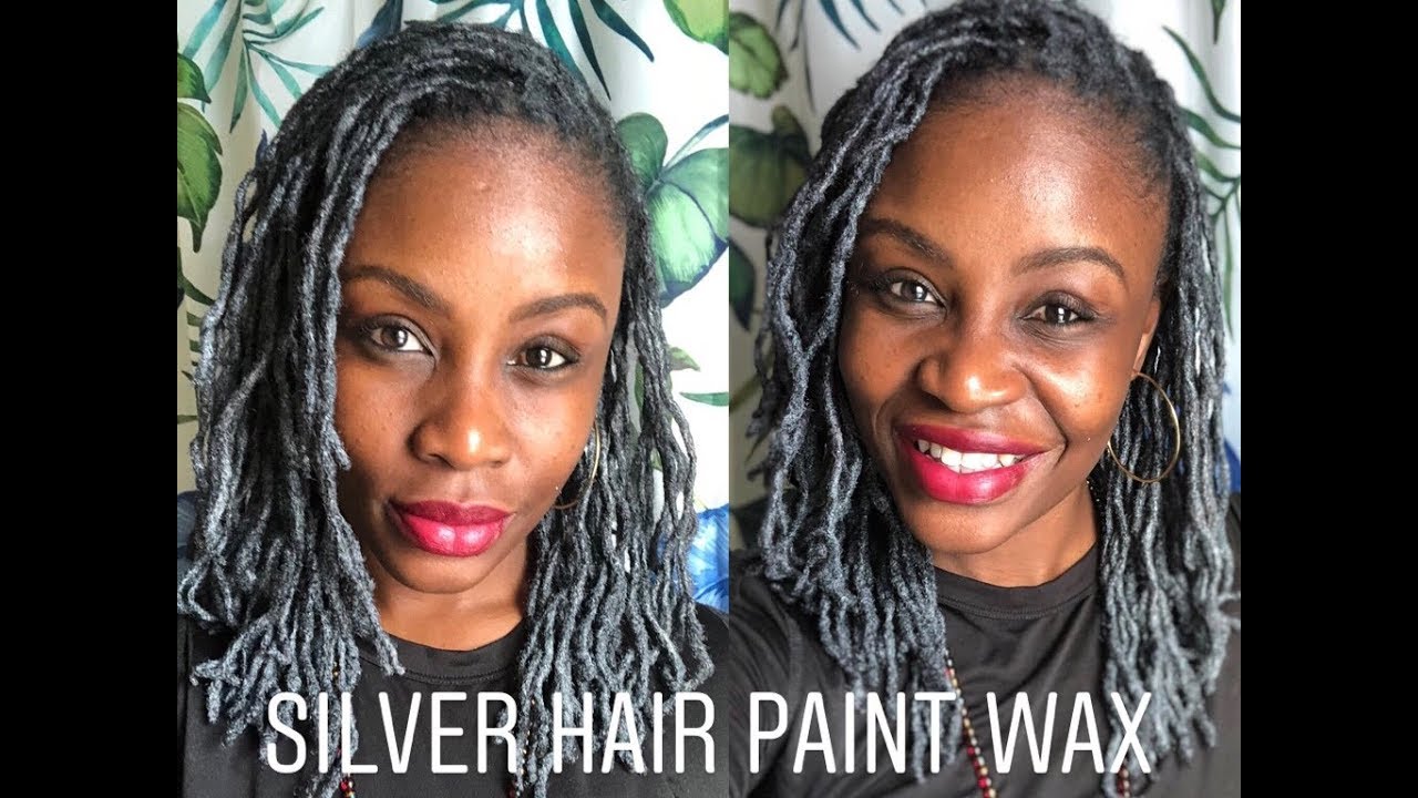 Silver hair paint wax tutorial YouTube