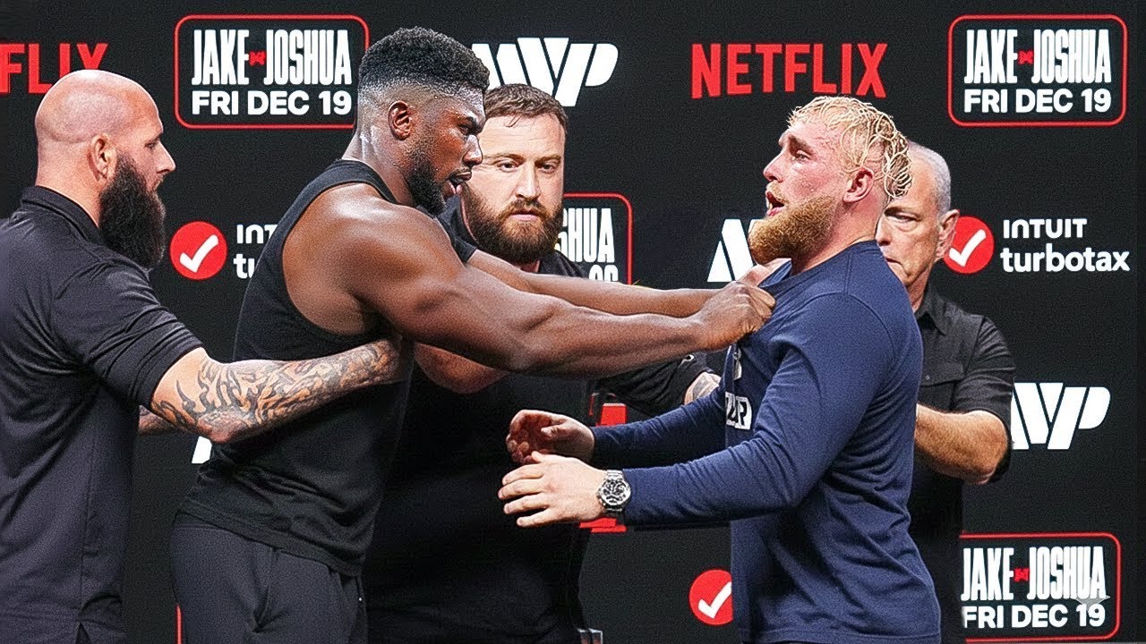 Vfth Chaos Erupts: AJ Attacks Jake Paul After Press Conference Insults - YouTube