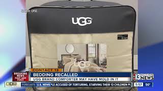 UGG brand comforter may have mold in it