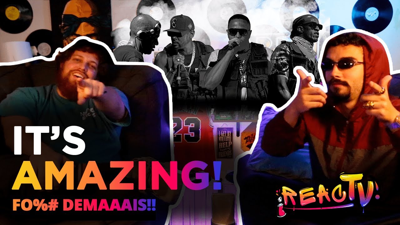 REACTV- Gringo reagindo a Racionais MCs - NEGRO DRAMA (com legenda) | Reaction Brazilian hip hop