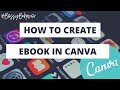 How To Create A Ebook In Canva 2018 | Bossy Behavior