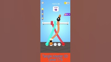 Tangle Master 3D Level 179 Walkthrough Мастер 3D распутывания #179level #shorts #TangleMaster3D
