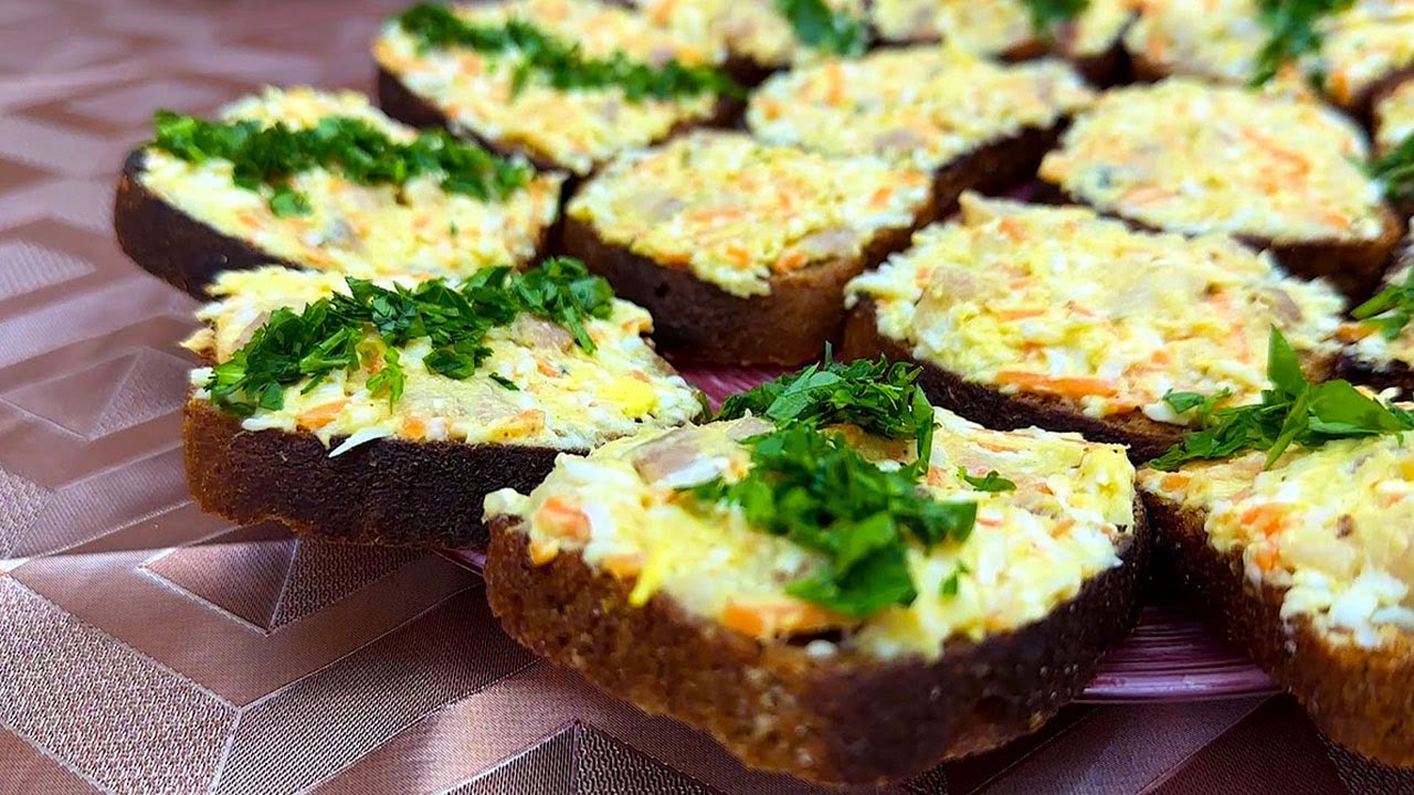 ЗАКУСКА ИЗ СЕЛЁДКИ! ВКУСНЕЕ ЧЁРНОЙ ИКРЫ! ЗА ПАРУ МИНУТ!