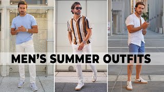 Men's Summer Fashion Lookbook & Tutorial | 3 Easy Outfits for Men
