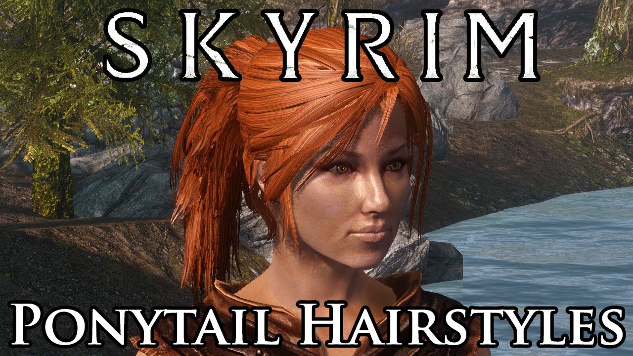 Skyrim Mod Spotlight: Ponytail Hairstyles - YouTube