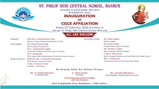 ST. PHILIP NERI CENTRAL SCHOOL, BASRUR | INAUGURATION OF CISCE AFFILIATION | 23-02-2024 | 5:00 PM screenshot 1