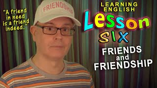 Friends Friendship Words Phrases - Learning English - Lesson 6