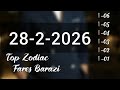 حلقة السبت 28 2 2026 من توب زودياك من الأقل للأكثر حظا مع فارس برازي أبراج توقعات حظك اليوم