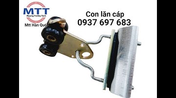 Con trượt cáp điện ray C cầu trục - Cáp điện sâu đo - Chổi điện - Máng ray C- Ray điện an toàn -Diot