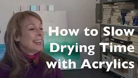 Can I dry acrylic paint with a hair dryer?