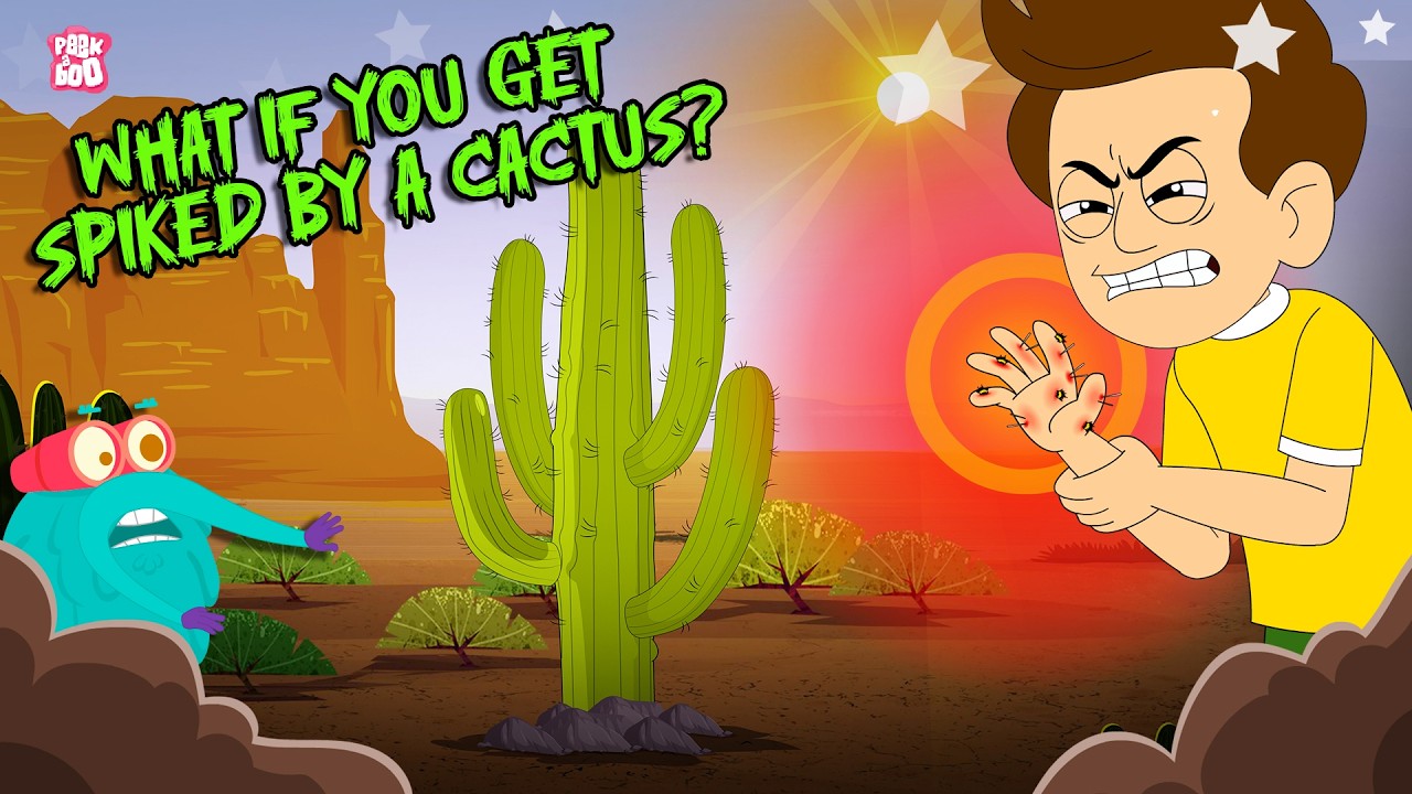 How To Remove Cactus Spines? | What if You Get Pricked By Cactus? |  Desert Plants | Dr. Binocs