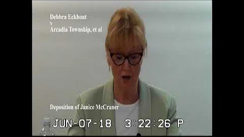 Janice McCraner deposition - June 07, 2018